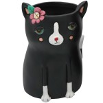 Cache pot en Rsine Par Allen Designs - Petit Chat Pretty Kitty