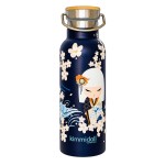 Bouteille isotherme Kimmidoll Minami 500 ml fleurs japonaises