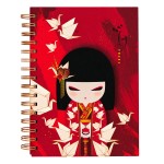 Carnet A5 Kimmidoll Nozomi 152 pages grues en origami