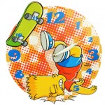 Horloge Bart Simpsons Skate