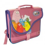 Petit cartable gibecire Barbapapa famille rose