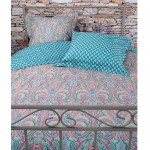 Housse de Couette Valdrome Cachemire 260 x 240 cm - meraude