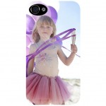 Coque iPhone 4/4S blanche avec PHOTO PERSONNALISEE
