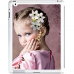 Coque iPad 2 blanche avec PHOTO PERSONNALISEE