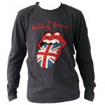 T-shirt Rolling Stones manches longues Gris