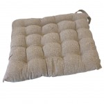 Galette de chaise Vent du Sud - Beige 40 x 40 cm