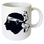 Mug Corse tte de Maure drapeau du monde par Cbkreation