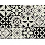 Tapis de cuisine carreaux de Ciment 60 x 45 cm