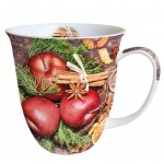 Mug en Porcelaine fine - Pommes et Cannelle Nol