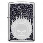 Briquet Zippo Harley Davidson Willie G Skull