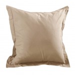Taie d'oreiller unie Ficelle 65 x 65 cm - Alicia en coton