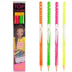 Set de 4 crayons de couleur Néon Top Model