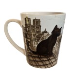 Mug conique chats de Paris en cramique 320 ml
