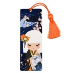 Marque-page Kimmidoll Minami avec pompon orange Marque-page Kimmidoll Minami avec pompon orange