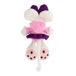 Peluche Diddlina hiver 30 cm avec sweat rose et jupe violette